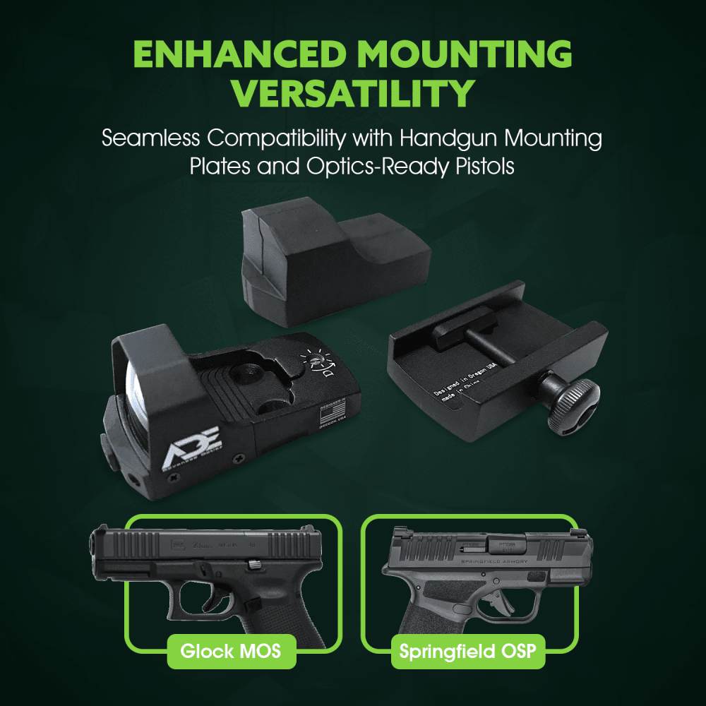 Ade RD3-006 Green Dot + Optic Mounting Plate for SAR9 USA SAR 9 Pistol     -img-10