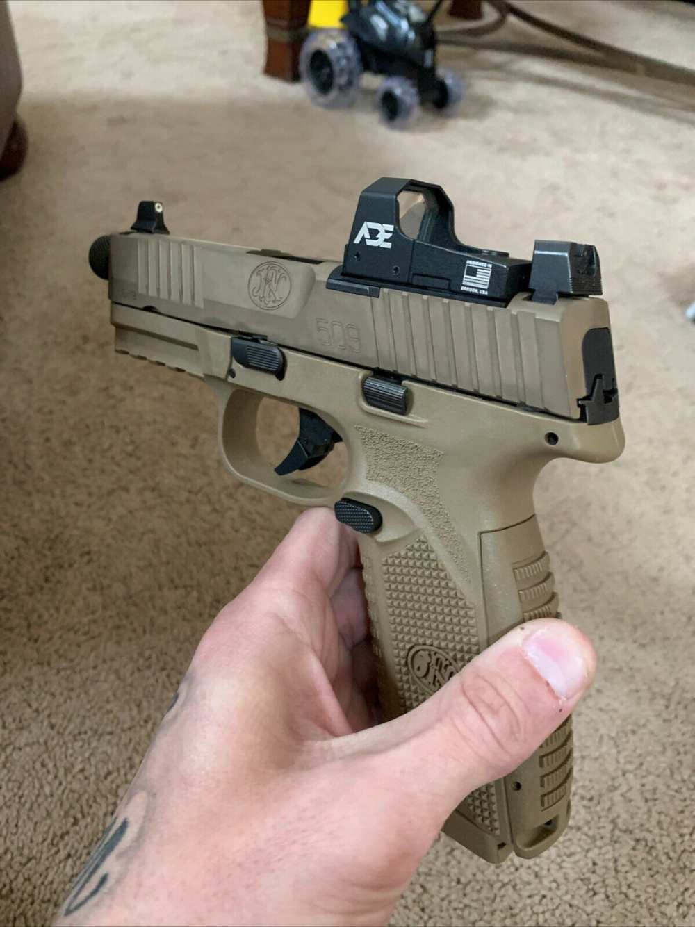 Ade RD3-006 Green Dot + Optic Mounting Plate for SAR9 USA SAR 9 Pistol     -img-24