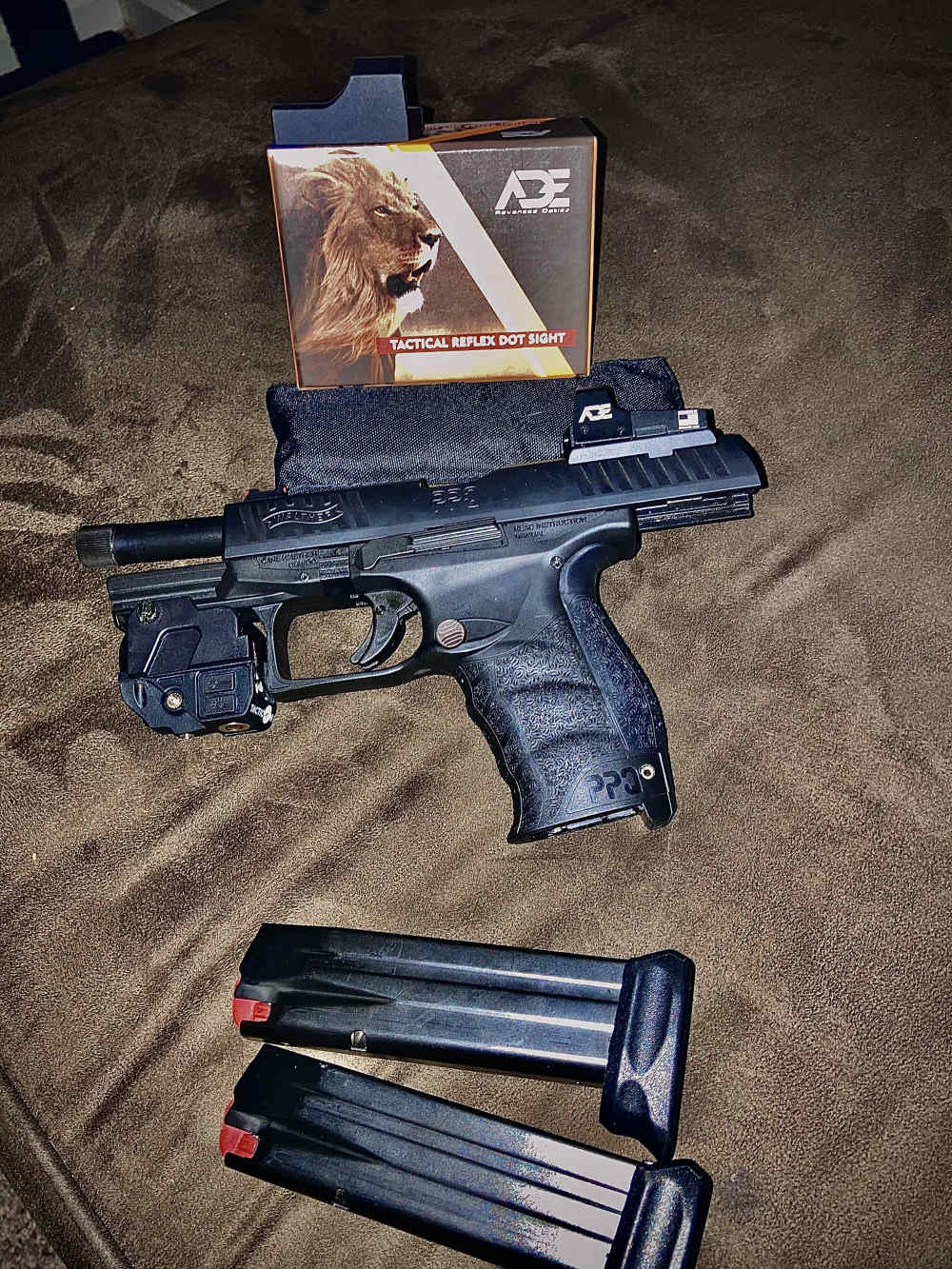 Ade RD3-006 Green Dot + Optic Mounting Plate for SAR9 USA SAR 9 Pistol     -img-14
