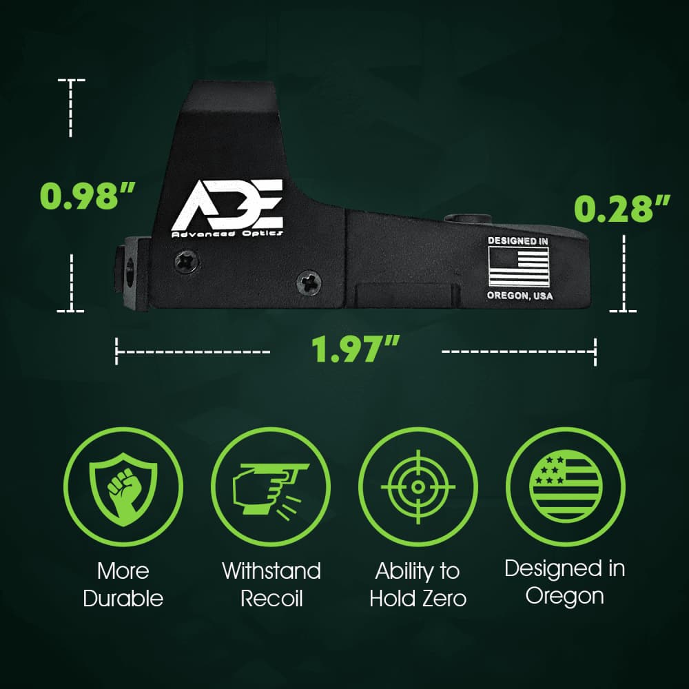 Ade RD3-006 Green Dot + Optic Mounting Plate for SAR9 USA SAR 9 Pistol     -img-9