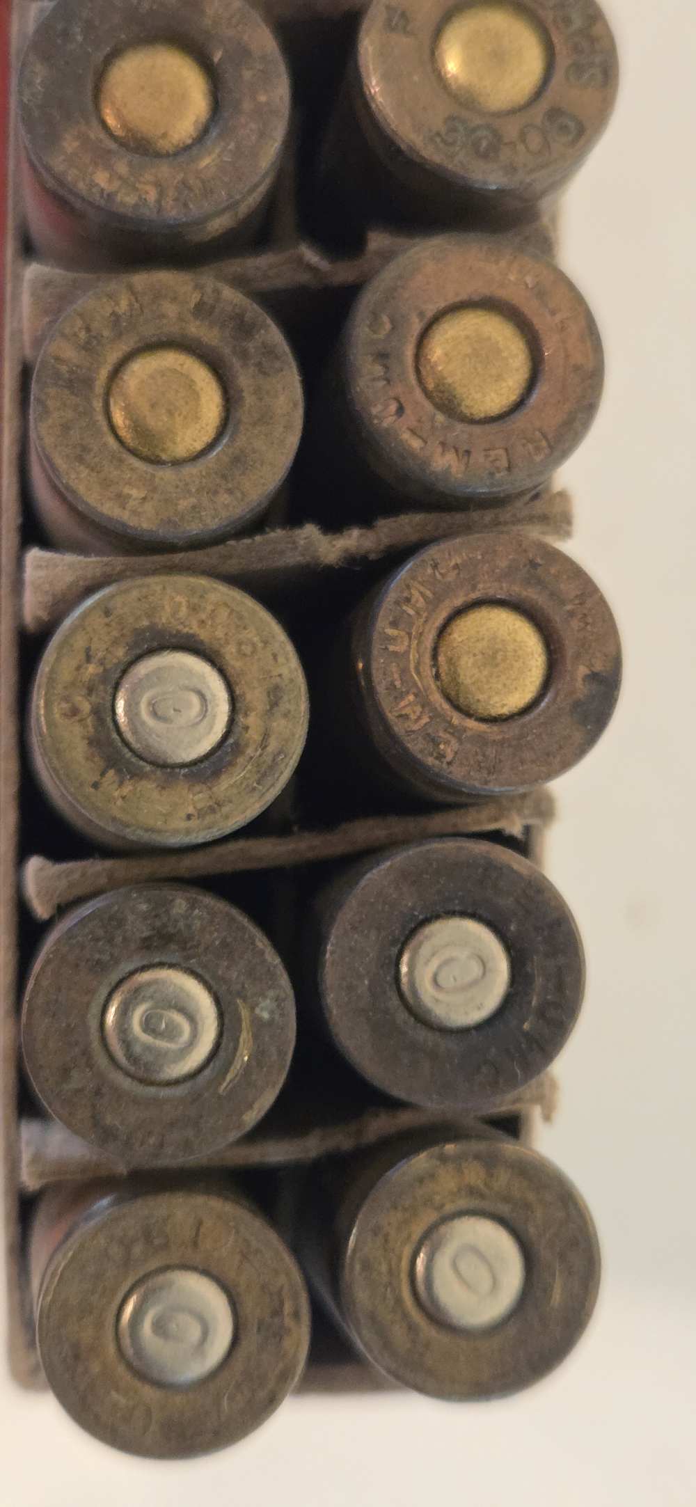 Vintage 7mm Mauser Ammo Box — 20 Rounds, Mixed Reloads — Remington-UMC Box -img-5