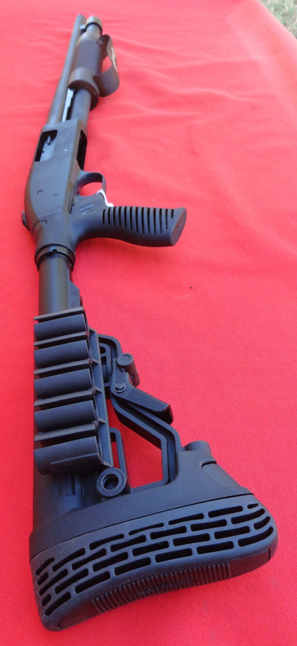 Mossberg 590 12 Gauge FLEX Tactical Shotgun, 6-Position Stock, Side Saddle-img-0
