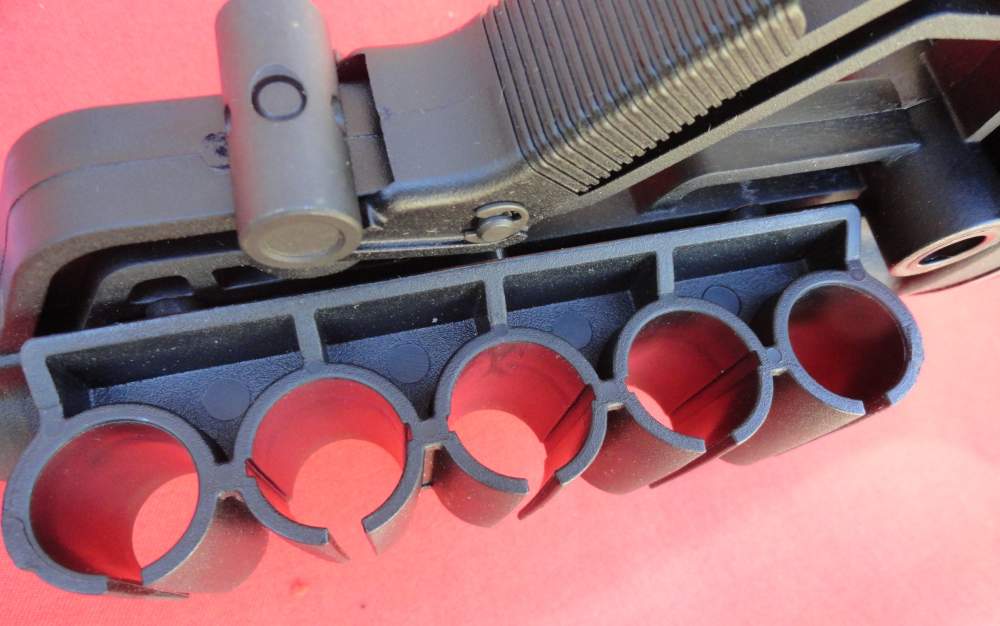 Mossberg 590 12 Gauge FLEX Tactical Shotgun, 6-Position Stock, Side Saddle-img-23