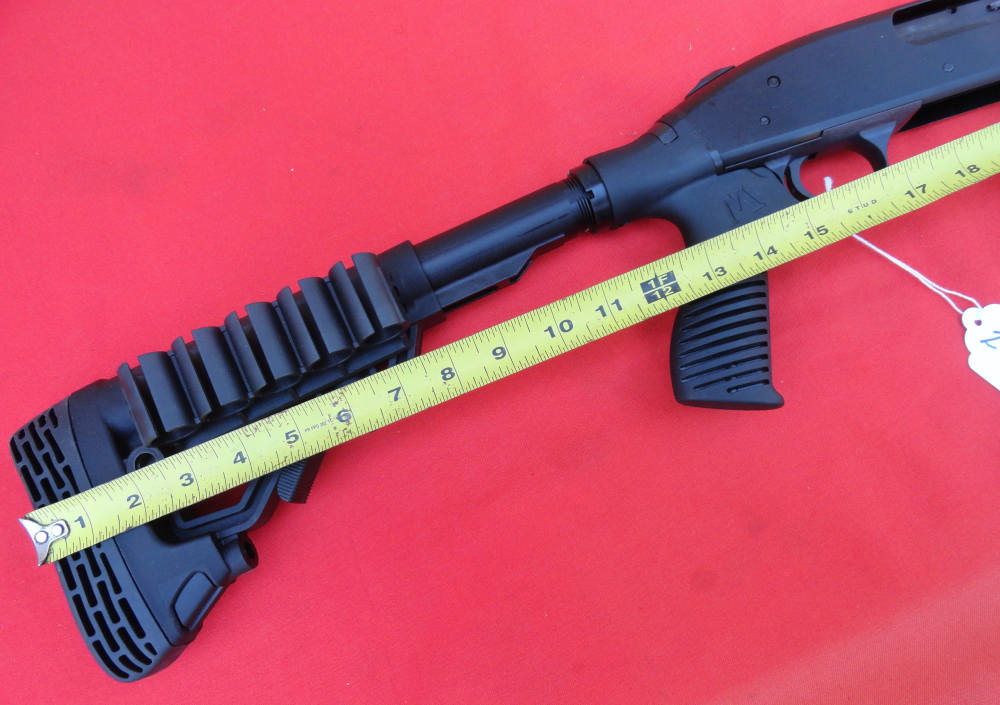 Mossberg 590 12 Gauge FLEX Tactical Shotgun, 6-Position Stock, Side Saddle-img-2