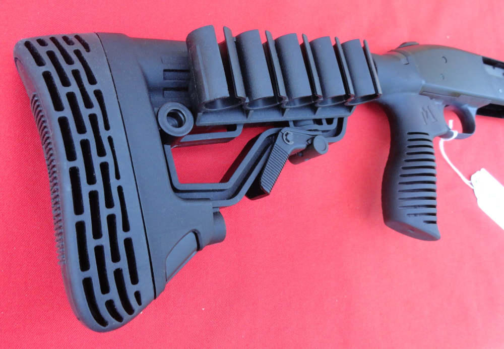 Mossberg 590 12 Gauge FLEX Tactical Shotgun, 6-Position Stock, Side Saddle-img-5