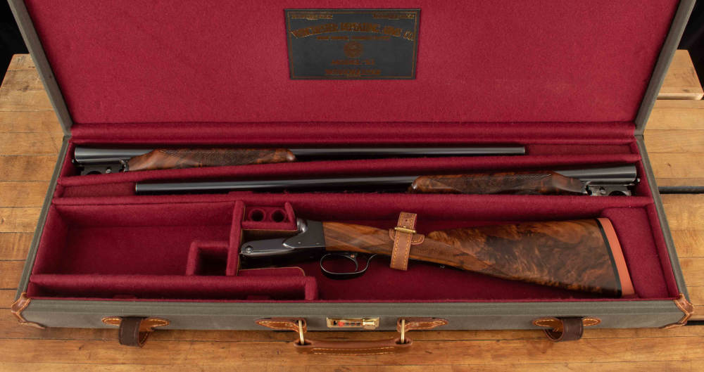 Winchester Model 21 Skeet Grade 12ga Two Barrel Set – GORGEOUS WOOD, CASED-img-25