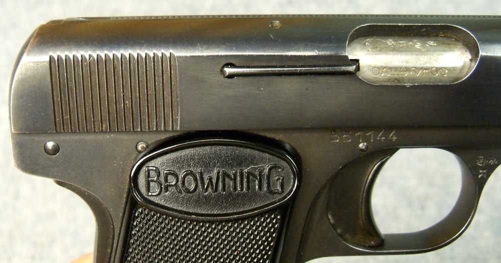 BROWNING 1910 FN BELGUIM .380 ACP SEMI AUTO POCKET PISTOL MONTREAL EXC BORE-img-1