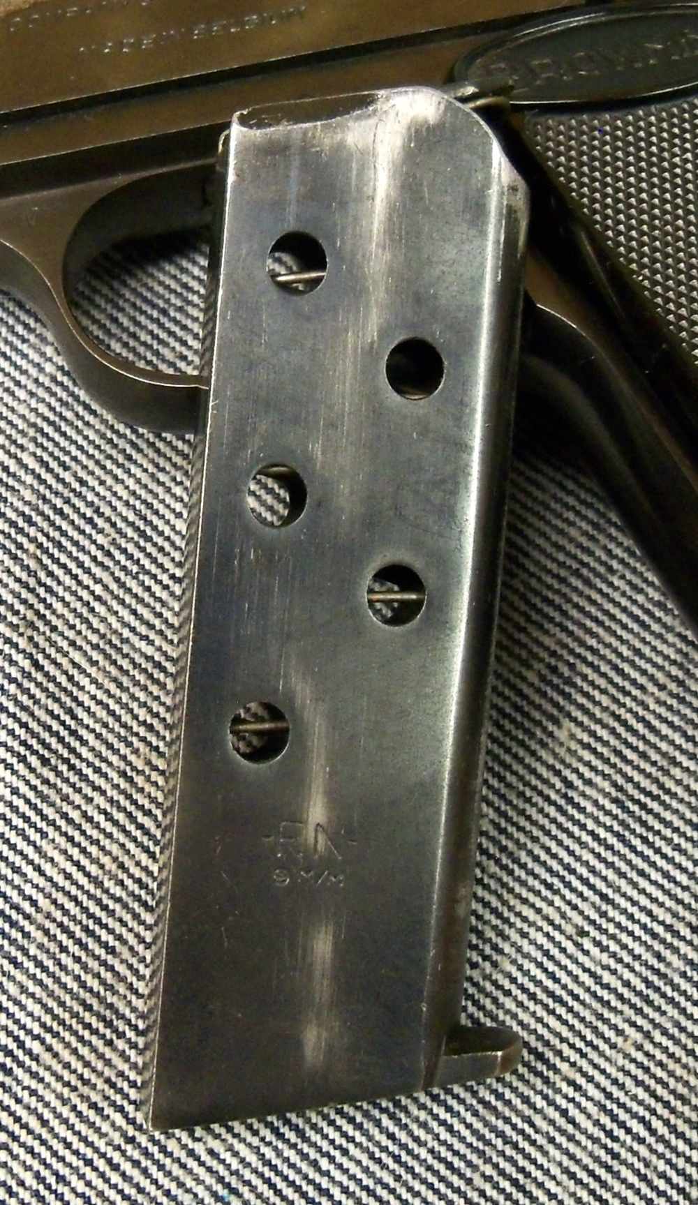 BROWNING 1910 FN BELGUIM .380 ACP SEMI AUTO POCKET PISTOL MONTREAL EXC BORE-img-16