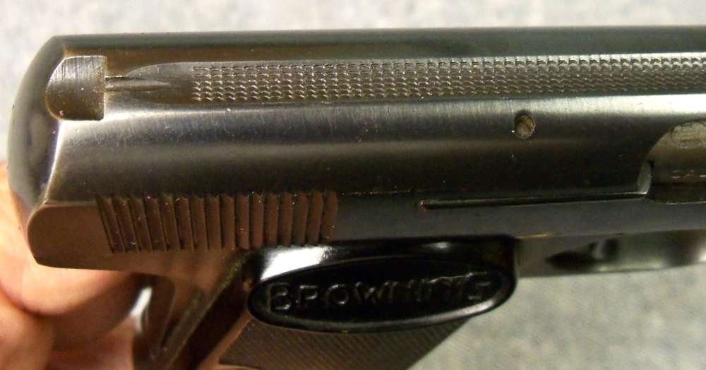 BROWNING 1910 FN BELGUIM .380 ACP SEMI AUTO POCKET PISTOL MONTREAL EXC BORE-img-3