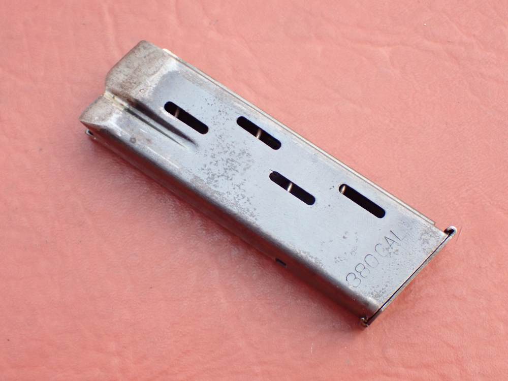 SAVAGE MODEL 1907 FACTORY .380ACP ORIGINAL MAGAZINE 1917 TYPE 1 (RARE)-img-2