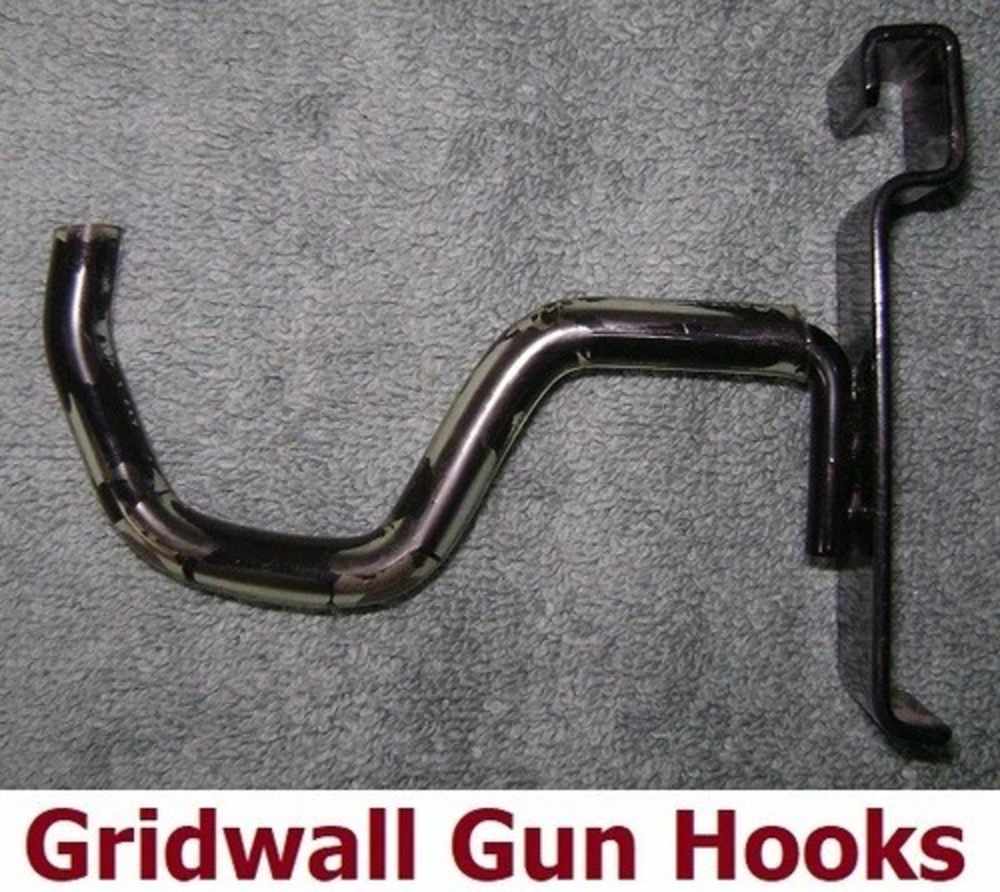 150 Covered Gridwall Hooks to Hang Guns for Display -img-0