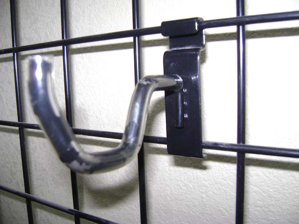 150 Covered Gridwall Hooks to Hang Guns for Display -img-3