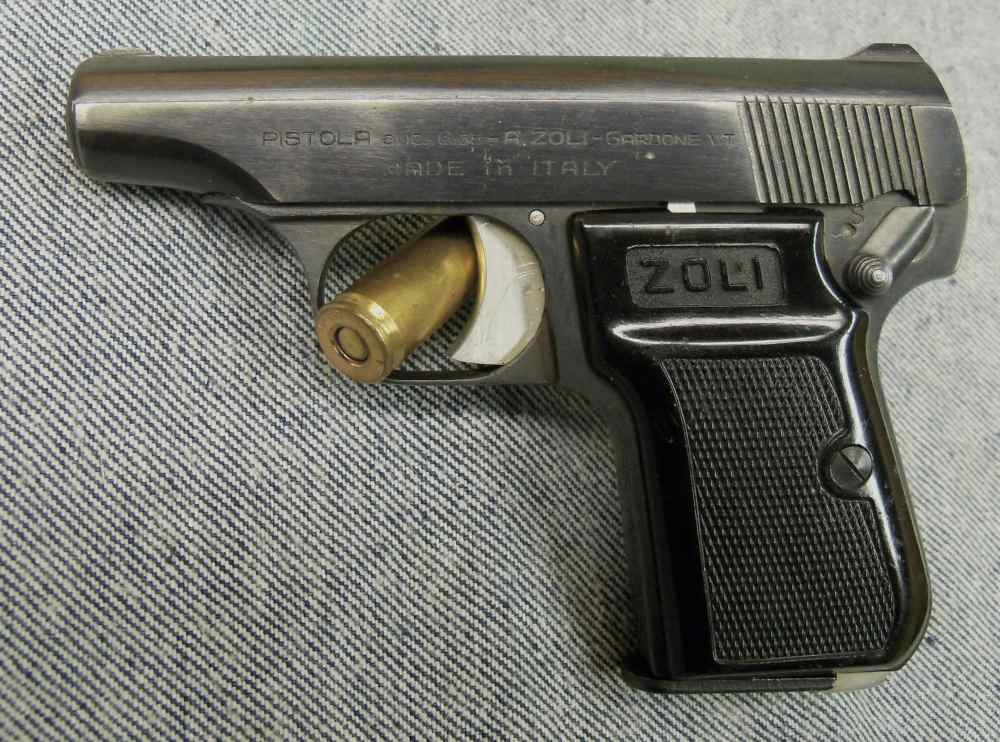 ITALIAN ZOLI SEMI AUTO POCKET PISTOL .25 ACP 1957 GARDONE VT-img-4