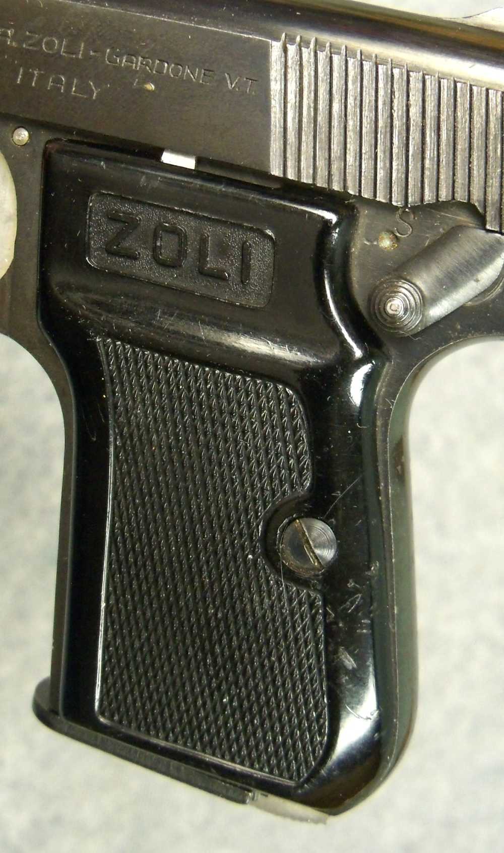 ITALIAN ZOLI SEMI AUTO POCKET PISTOL .25 ACP 1957 GARDONE VT-img-9