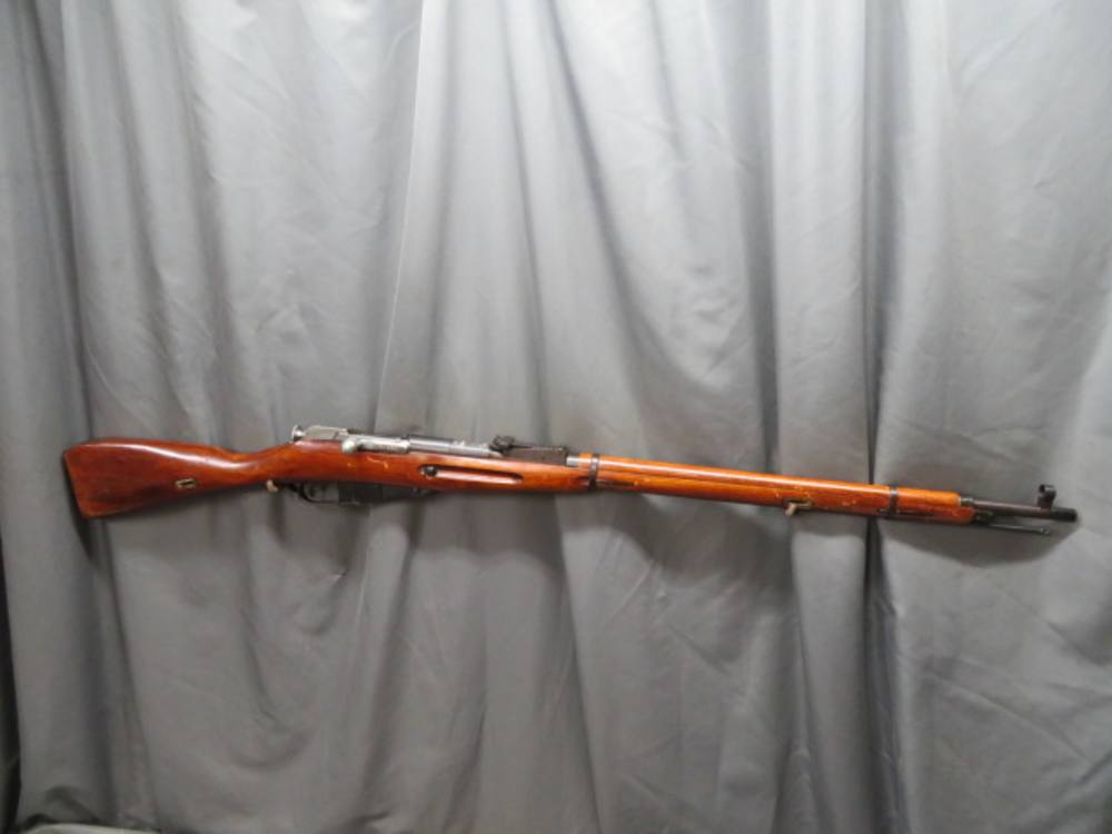 WWII RUSSIAN 91/30 MOSIN NAGANT RIFLE-TULA 1943-FORMER SNIPER-MARKED “CH”-img-0