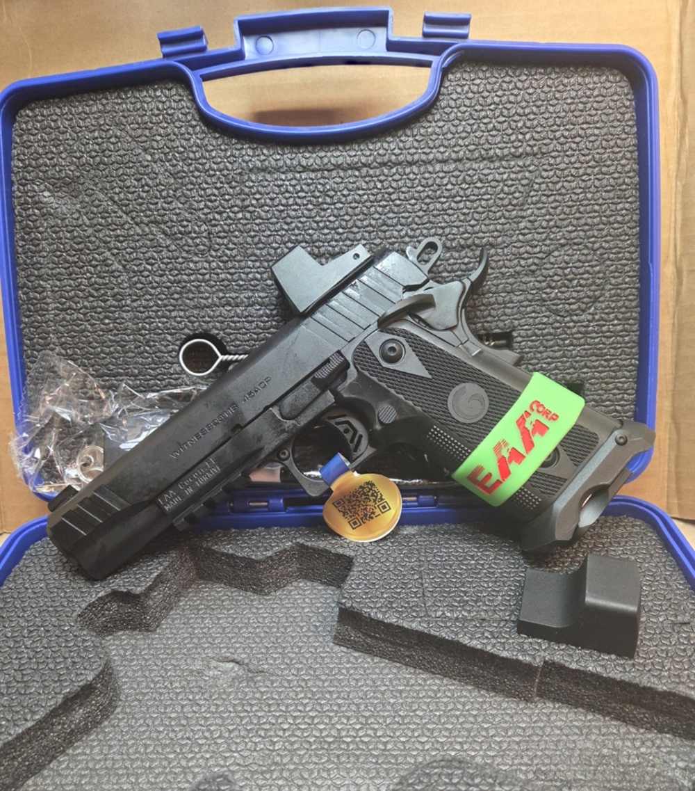 EAA Girsan Witness 2311 45 ACP 5" 11-Rd with Factory Installed Fardot Optic-img-1