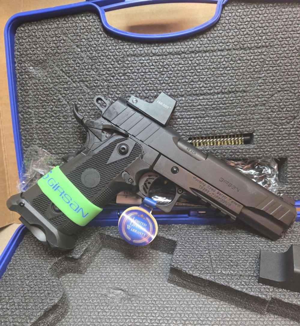 EAA Girsan Witness 2311 45 ACP 5" 11-Rd with Factory Installed Fardot Optic-img-2