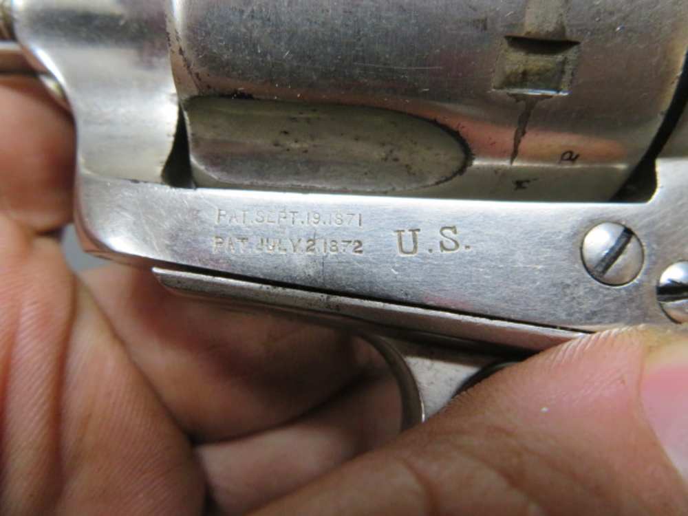 US MILITARY ARTILLERY MODEL COLT SINGLE ACTION ARMY REVOLVER-img-7