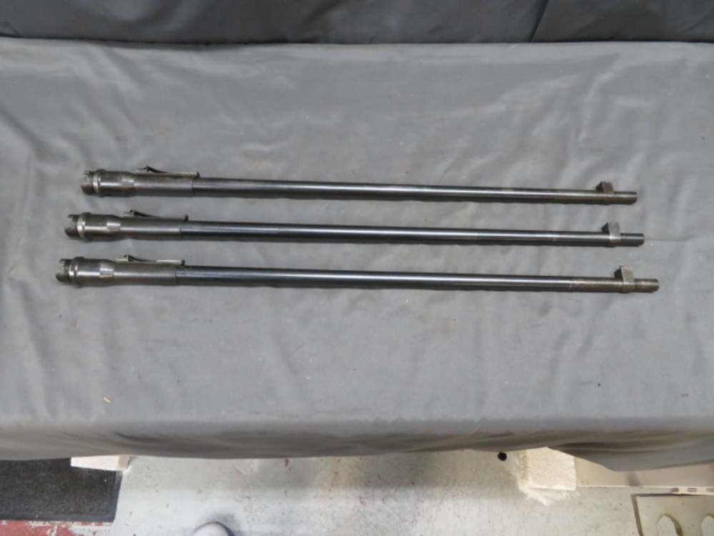 LOT OF 3 ORIGINAL WWII JAPANESE TYPE 99 ARISAKA RIFLE BARRELS-img-0