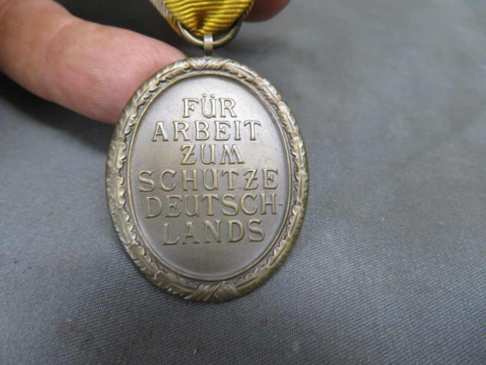 WWII GERMAN WEST WALL MEDAL W/ ENVELOPE-ORIGINAL-img-5