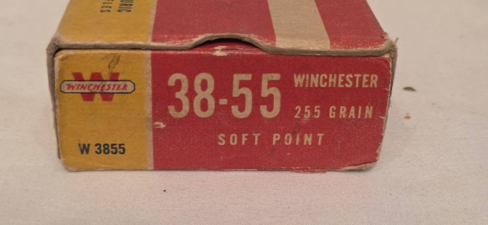 Vintage Winchester 38-55 Full Box 20rds - 255gr SP - Staynless Non-Mercuric-img-3