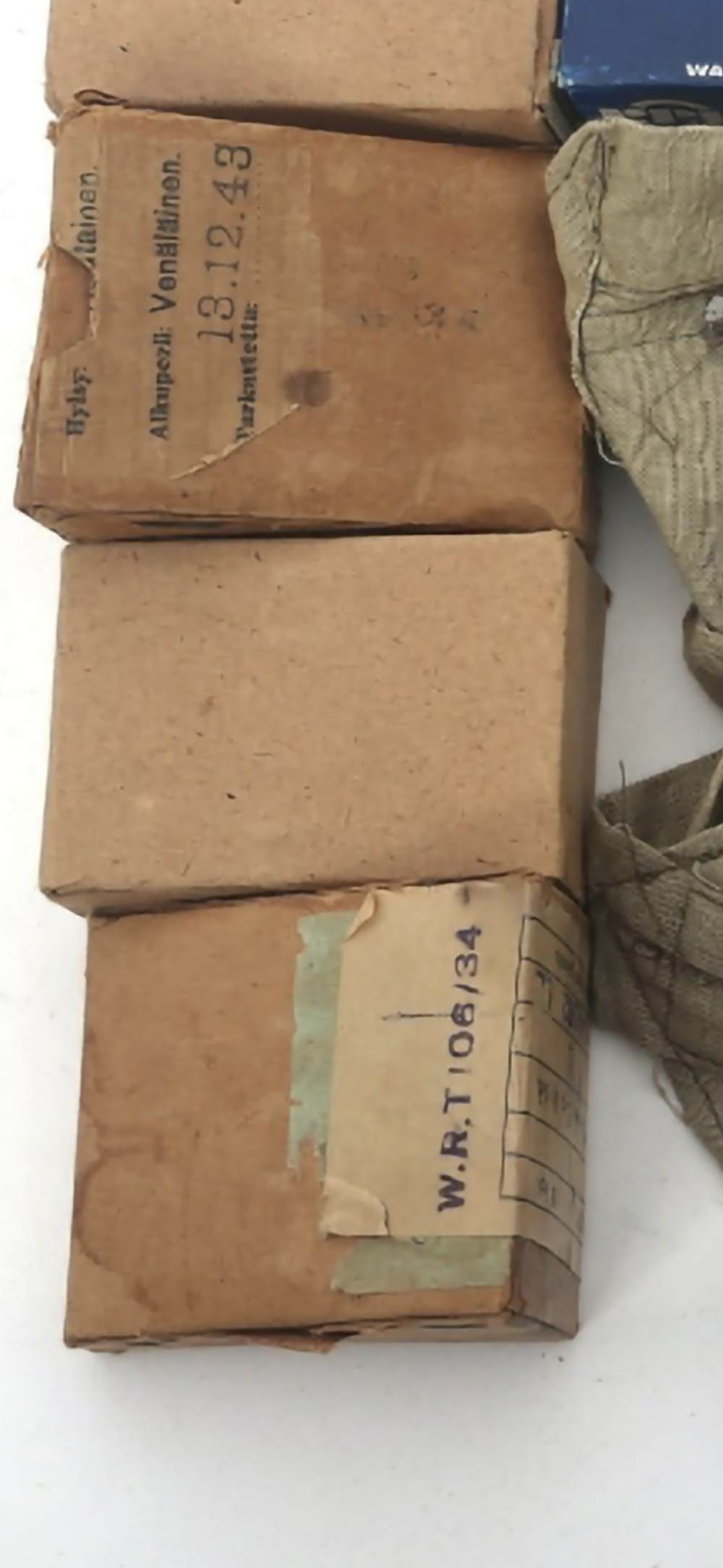 Vintage Finnish Military 7.62x54R - 2 Boxes/30rds - 1948, Russian Case -img-0