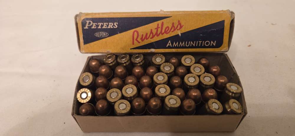 Vintage Peters Rustless 380 Automatic 95gr - 45rds - May 1953 Dated-img-6