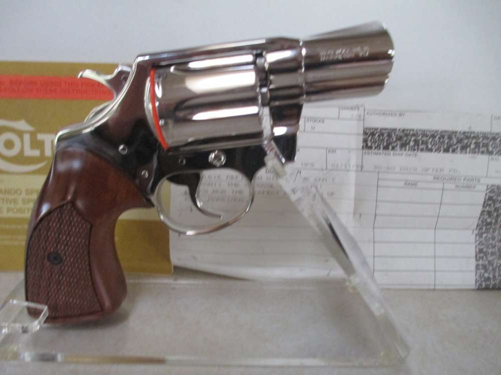 COLT 2 INCH  38 SPL NICKEL DETECTIVE SPECIAL        -img-2