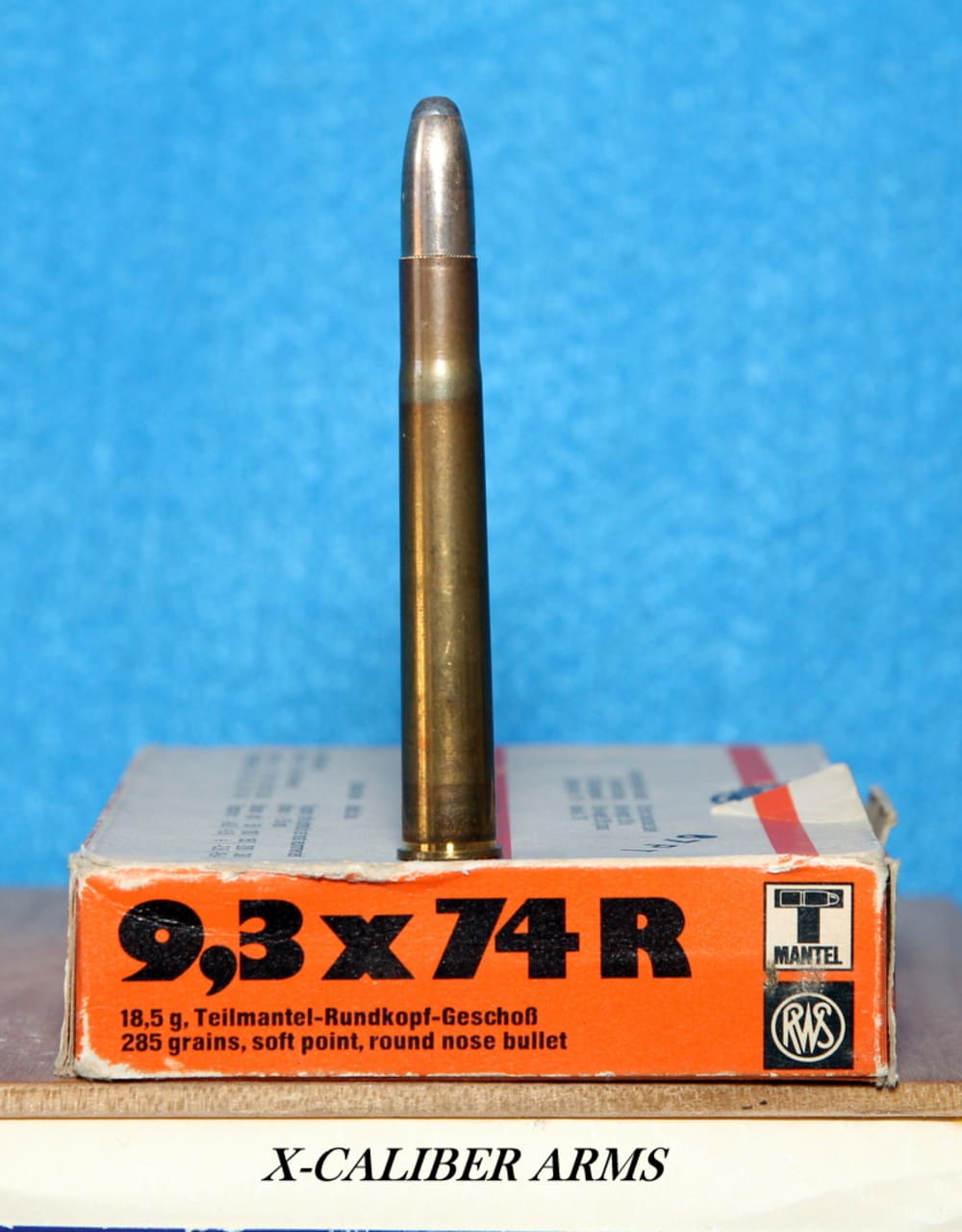 9.3mmX74R, 285 Gr., Rnd. Nose Soft Point, RWS (Germany)-img-1