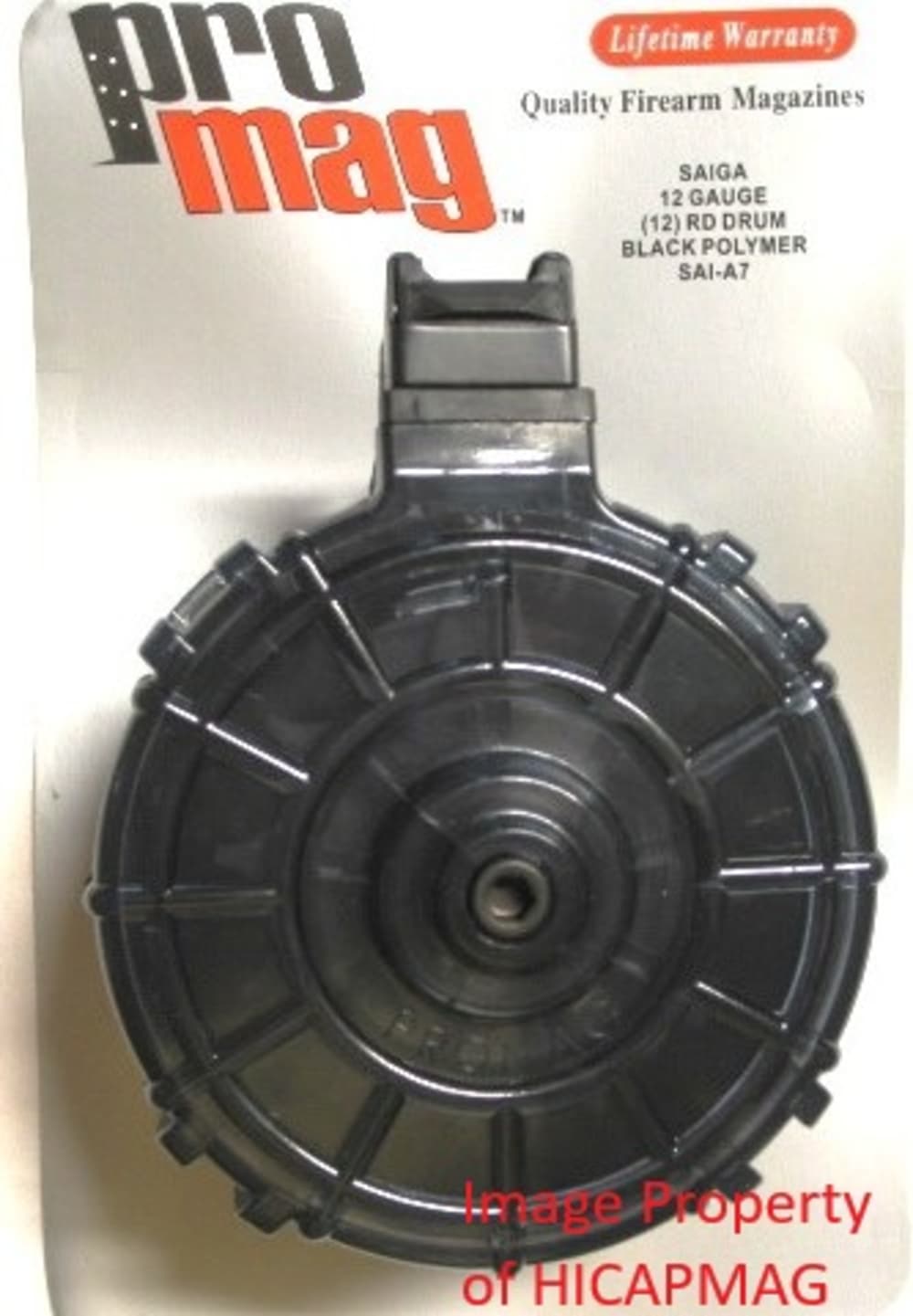 Saiga 12 12rd Drum Magazine Lynx Civet SDS S12 Black Aces Tactical JTS KS-img-0