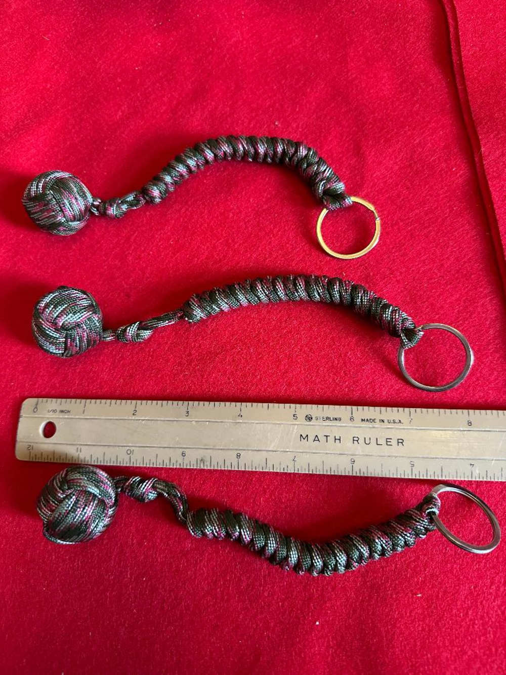 Three Monkey Fist Key Chains-img-4