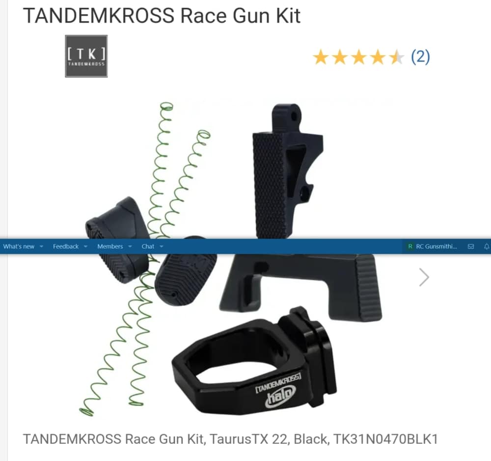 Taurus TX22 Competition SCR w/t Tandemkross Race Gun Kit-img-1