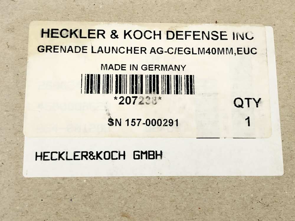 RARE Heckler & Koch AG-C/EGLM 40mm Dealer Sample Only Grenade Launcher -img-18
