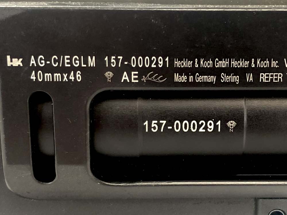 RARE Heckler & Koch AG-C/EGLM 40mm Dealer Sample Only Grenade Launcher -img-1