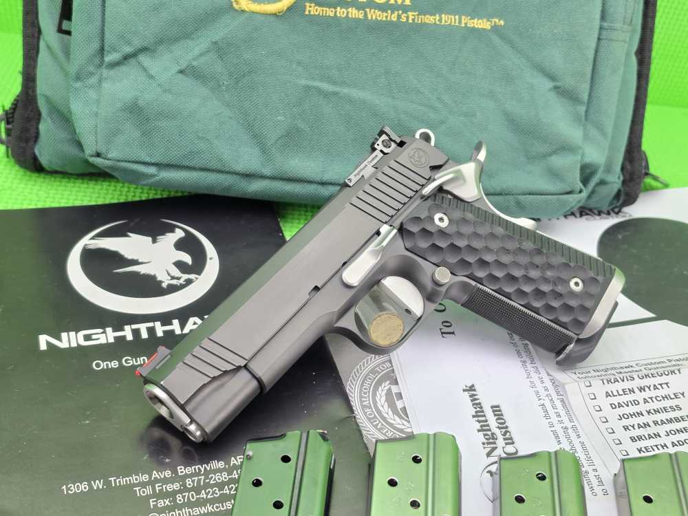 NIGHTHAWK CUSTOM * WARHAWK * 9MM WAR HAWK * 5 MAGS * FACTORY TEST TARGET -img-6