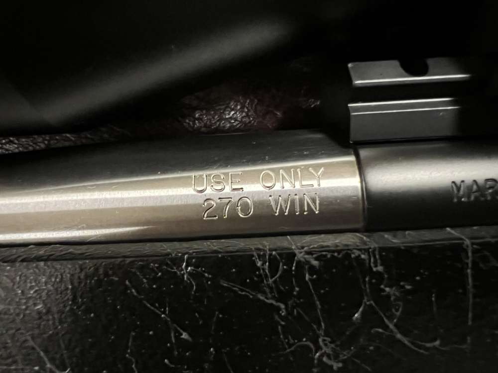 Weatherby Mark V AccuMark 270 Win Leupold Vari X iii ilium 30mm-img-8
