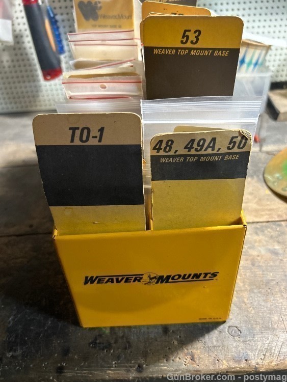 WEAVER MOUNTS TOP, SIDE & PIVOT BASES 1000+ SIZES - ODDBALL HARD TO FIND # -img-1