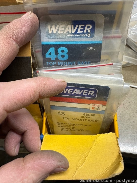 WEAVER MOUNTS TOP, SIDE & PIVOT BASES 1000+ SIZES - ODDBALL HARD TO FIND # -img-43