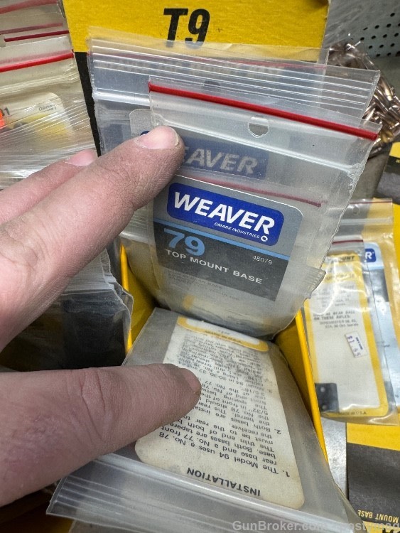 WEAVER MOUNTS TOP, SIDE & PIVOT BASES 1000+ SIZES - ODDBALL HARD TO FIND # -img-18
