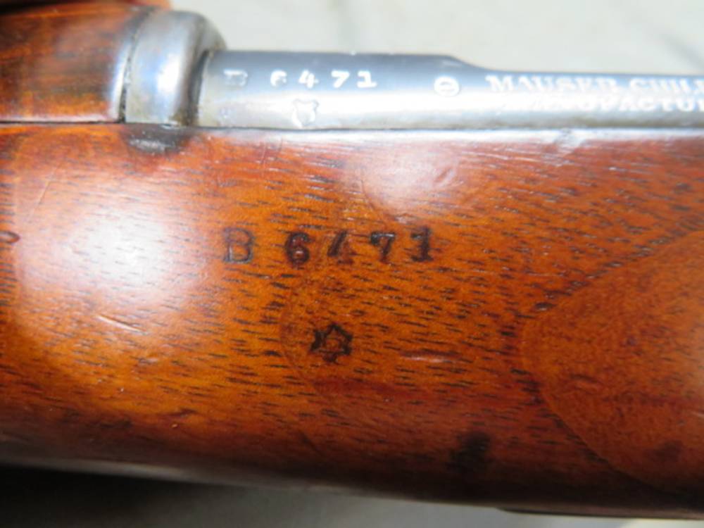 ANTIQUE CHILEAN MODEL 1895 MAUSER CARBINE-NICE CREST-MATCH BUT SIGHT-img-9