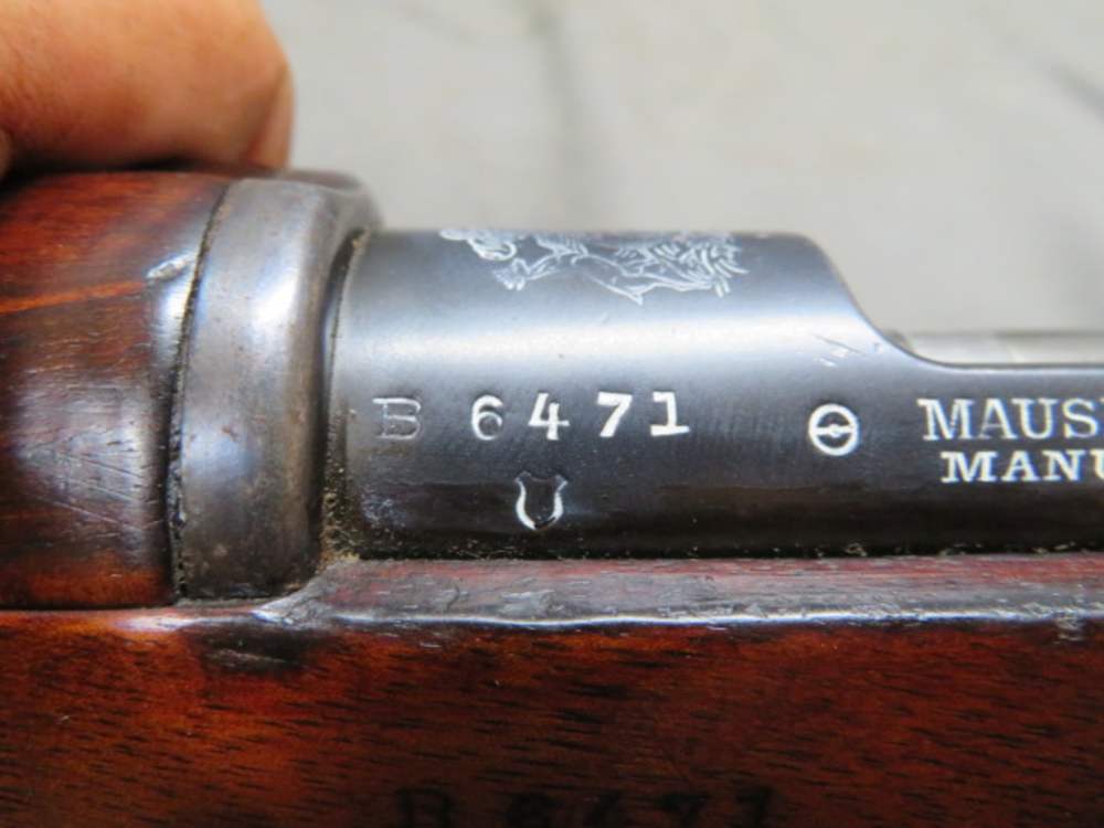 ANTIQUE CHILEAN MODEL 1895 MAUSER CARBINE-NICE CREST-MATCH BUT SIGHT-img-8
