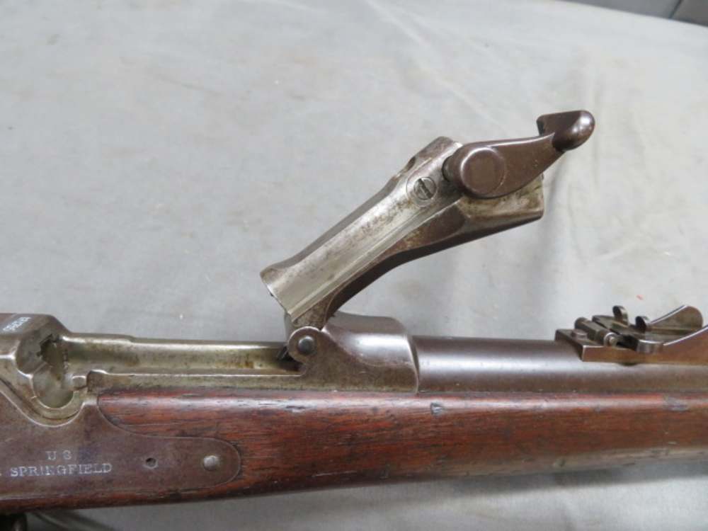 ANTIQUE US MODEL 1873 TRAPDOOR SPRINGFIELD RIFLE-SWP 1881 CARTOUCHE-img-9