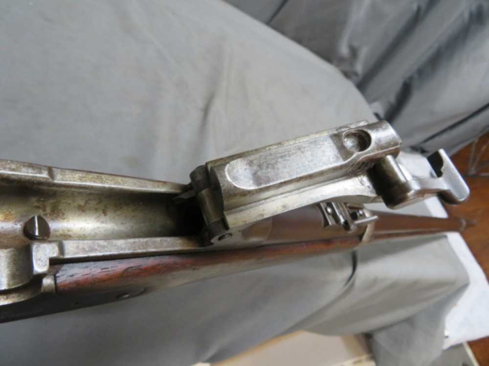 ANTIQUE US MODEL 1873 TRAPDOOR SPRINGFIELD RIFLE-SWP 1881 CARTOUCHE-img-10