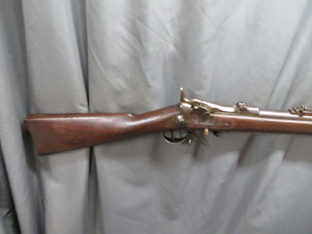ANTIQUE US MODEL 1873 TRAPDOOR SPRINGFIELD RIFLE-SWP 1881 CARTOUCHE-img-1