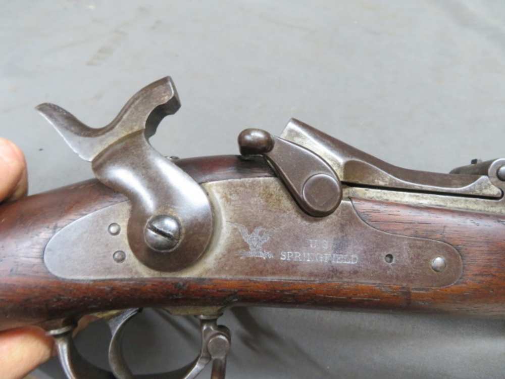ANTIQUE US MODEL 1873 TRAPDOOR SPRINGFIELD RIFLE-SWP 1881 CARTOUCHE-img-7