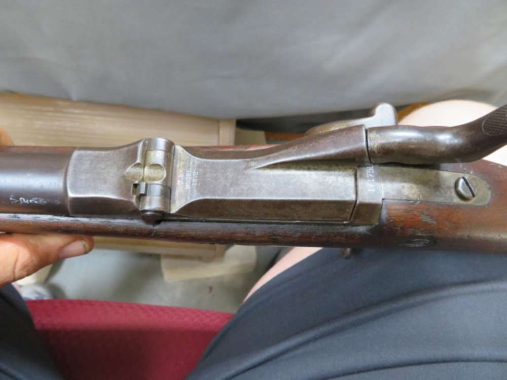 ANTIQUE US MODEL 1873 TRAPDOOR SPRINGFIELD RIFLE-SWP 1881 CARTOUCHE-img-14