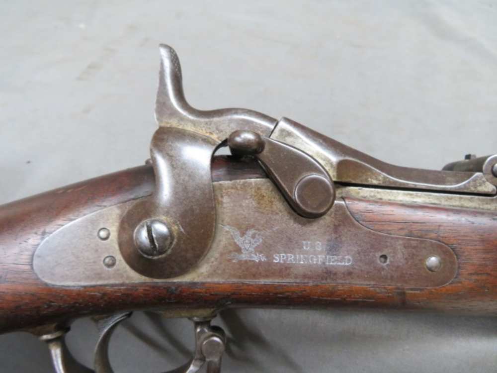ANTIQUE US MODEL 1873 TRAPDOOR SPRINGFIELD RIFLE-SWP 1881 CARTOUCHE-img-6