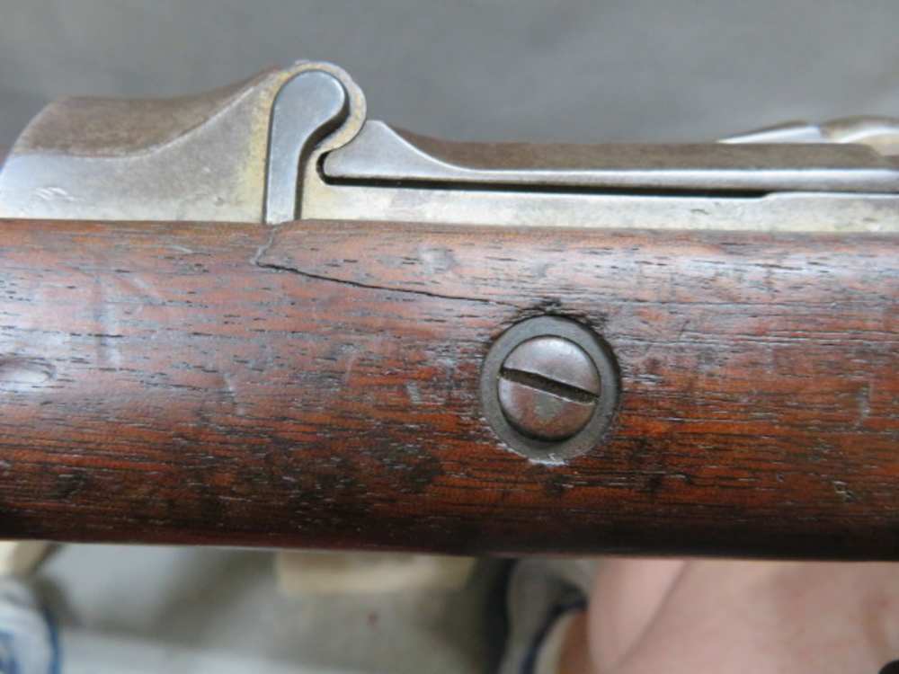 ANTIQUE US MODEL 1873 TRAPDOOR SPRINGFIELD RIFLE-SWP 1881 CARTOUCHE-img-17