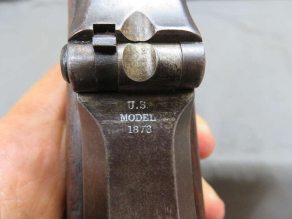 ANTIQUE US MODEL 1873 TRAPDOOR SPRINGFIELD RIFLE-SWP 1881 CARTOUCHE-img-12