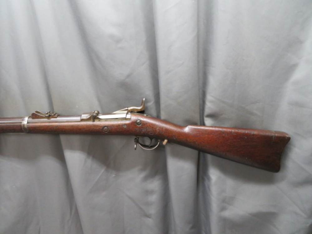 ANTIQUE US MODEL 1873 TRAPDOOR SPRINGFIELD RIFLE-SWP 1881 CARTOUCHE-img-5